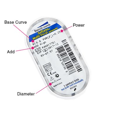 B&L SOFLENS MULTIFOCAL